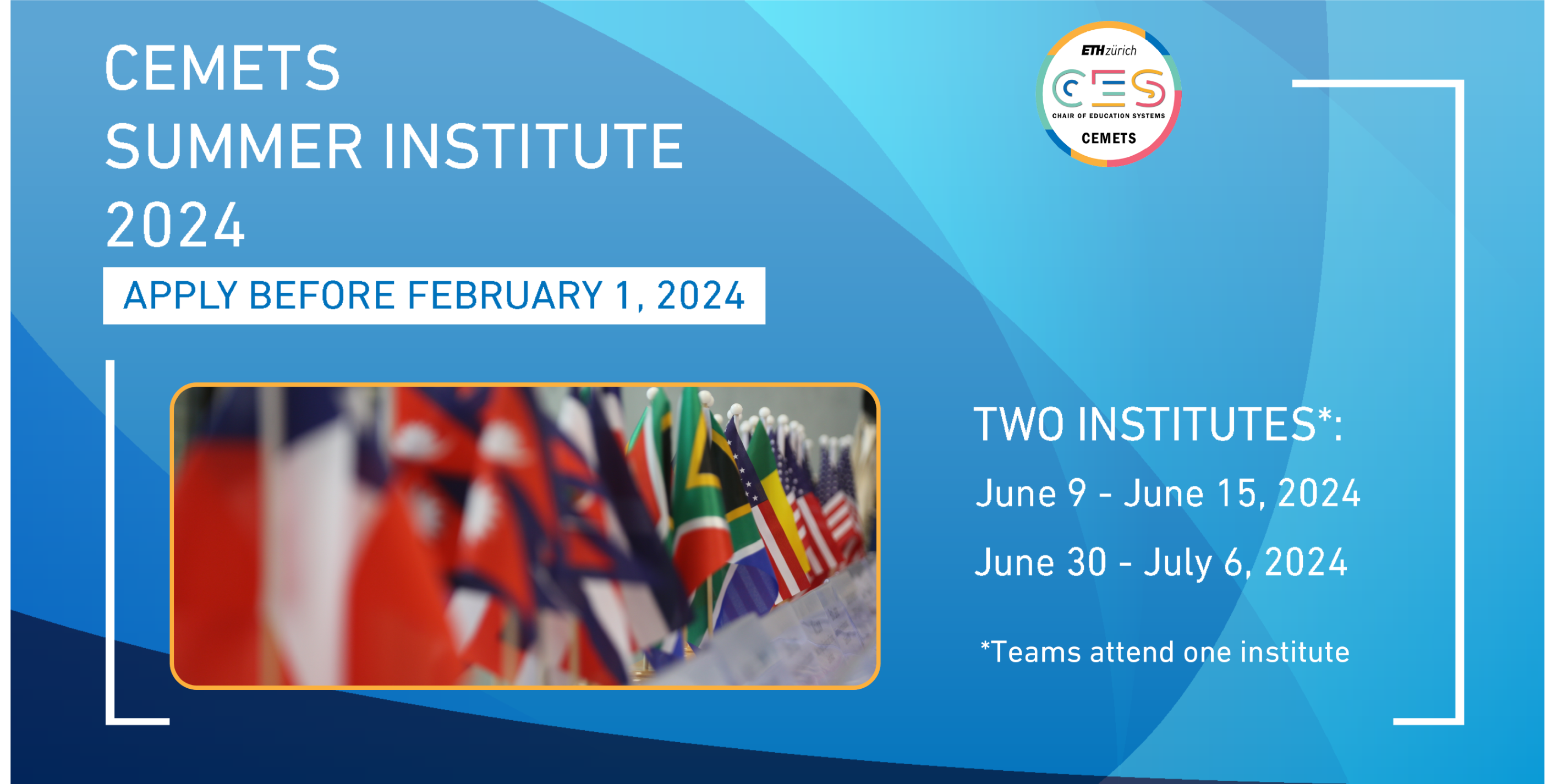 CEMETS Summer Institute 2024 Apply now! CEMETS Education Systems